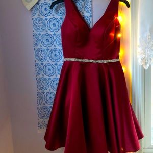 Satin Semi Formal Dress